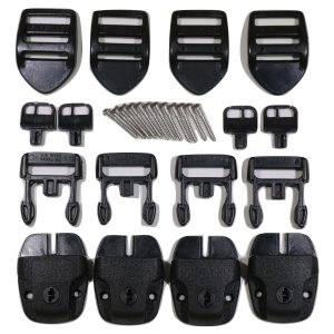 Standard SPA or Hot Tub Cover Nexus Lock Plastic Buckle Replacement Kit | 4 PACK